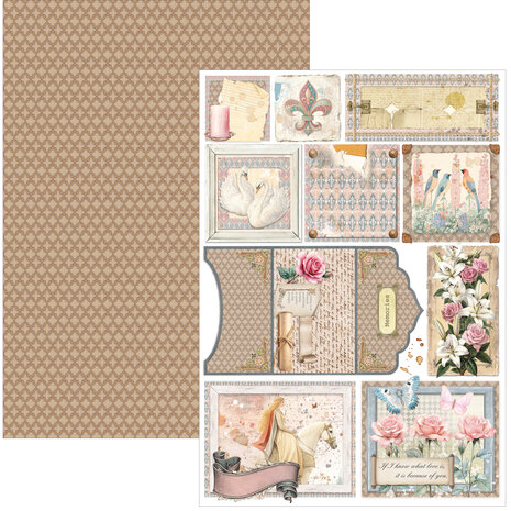 Ciao Bella Papercrafting PRE-ORDER Courtly Love A4 Creative Pad (CBCL097)