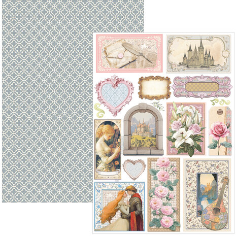 Ciao Bella Papercrafting PRE-ORDER Courtly Love A4 Creative Pad (CBCL097)