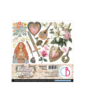Ciao Bella Papercrafting PRE-ORDER Courtly Love 6x6 Inch Paper Pad (CBQE097) Ciao Bella Papercrafting PRE-ORDER Courtly Love 6x6 Inch Paper Pad (CBQE097)