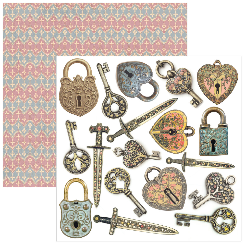 Ciao Bella Papercrafting PRE-ORDER Courtly Love 6x6 Inch Paper Pad (CBQE097) Ciao Bella Papercrafting PRE-ORDER Courtly Love 6x6 Inch Paper Pad (CBQE097)