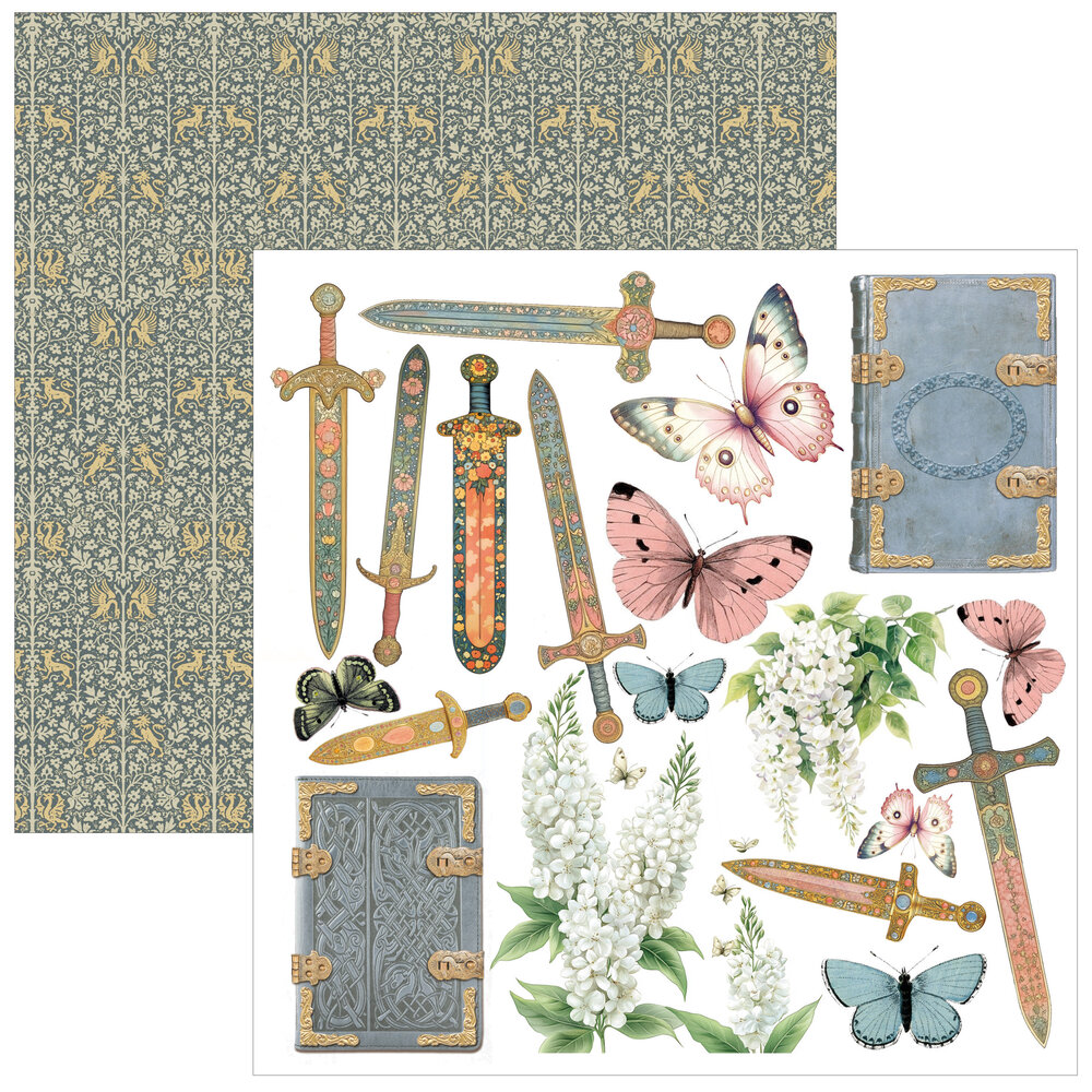 Ciao Bella Papercrafting PRE-ORDER Courtly Love 6x6 Inch Paper Pad (CBQE097) Ciao Bella Papercrafting PRE-ORDER Courtly Love 6x6 Inch Paper Pad (CBQE097)