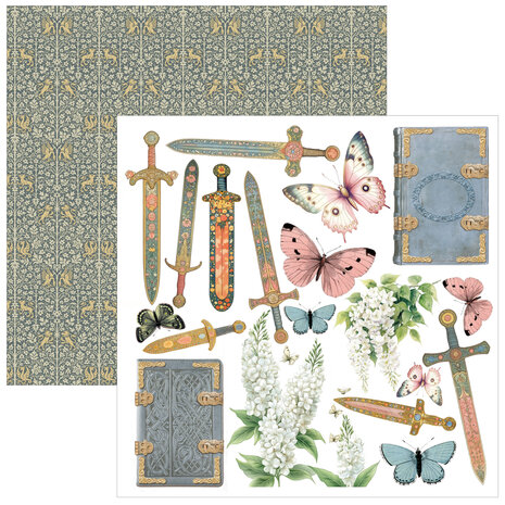 Ciao Bella Papercrafting PRE-ORDER Courtly Love 6x6 Inch Paper Pad (CBQE097) Ciao Bella Papercrafting PRE-ORDER Courtly Love 6x6 Inch Paper Pad (CBQE097)
