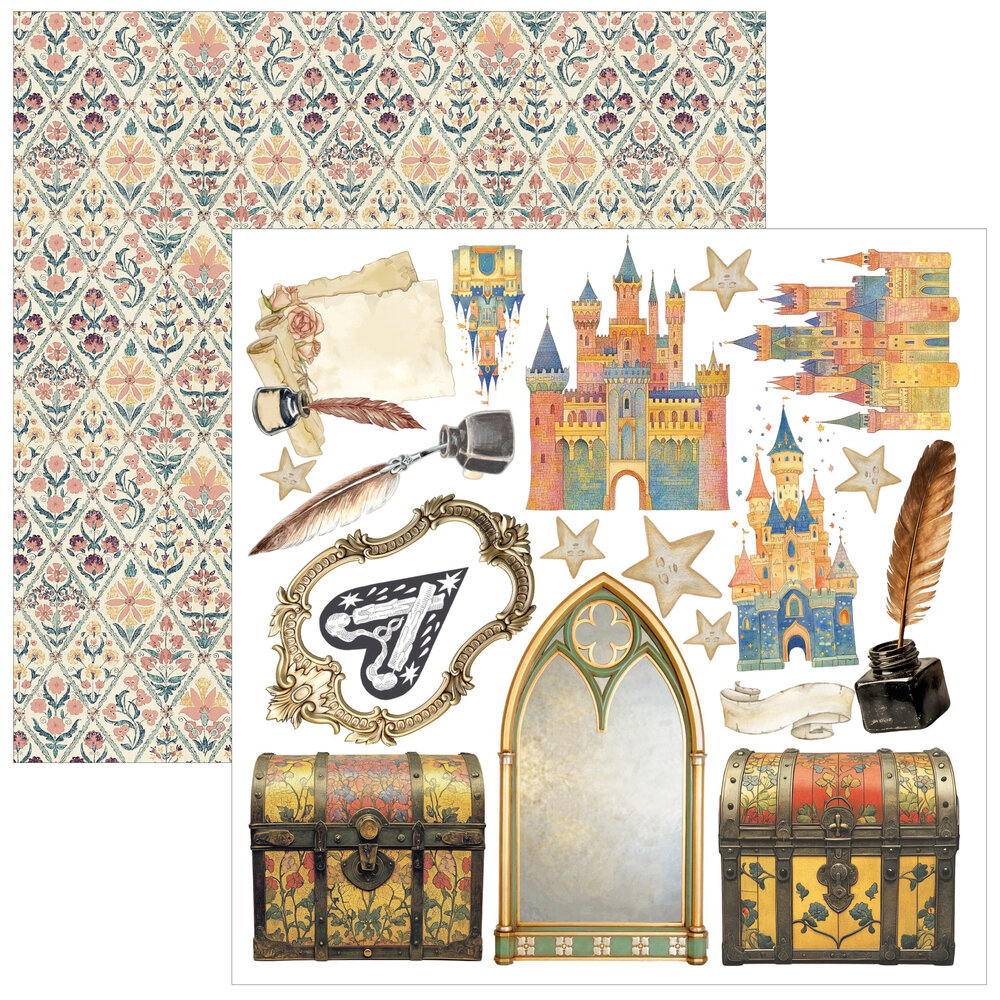Ciao Bella Papercrafting PRE-ORDER Courtly Love 6x6 Inch Paper Pad (CBQE097) Ciao Bella Papercrafting PRE-ORDER Courtly Love 6x6 Inch Paper Pad (CBQE097)