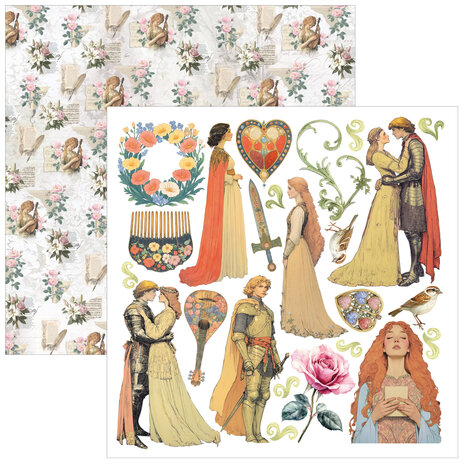Ciao Bella Papercrafting PRE-ORDER Courtly Love 6x6 Inch Paper Pad (CBQE097) Ciao Bella Papercrafting PRE-ORDER Courtly Love 6x6 Inch Paper Pad (CBQE097)