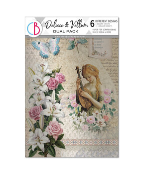 Ciao Bella Papercrafting PRE-ORDER Courtly Love A4 Deluxe Paper & Vellum Dual Pack (CBX010) Ciao Bella Papercrafting PRE-ORDER Courtly Love A4 Deluxe Paper & Vellum Dual Pack (CBX010)