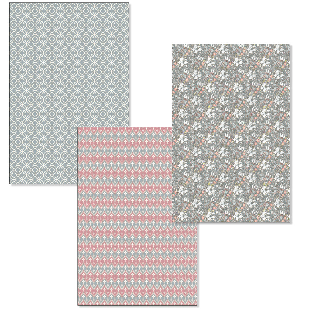 Ciao Bella Papercrafting PRE-ORDER Courtly Love A4 Deluxe Paper & Vellum Dual Pack (CBX010) Ciao Bella Papercrafting PRE-ORDER Courtly Love A4 Deluxe Paper & Vellum Dual Pack (CBX010)