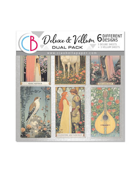 Ciao Bella Papercrafting PRE-ORDER Courtly Love 6x6 Inch Deluxe Paper & Vellum Dual Pack (CBXQ010) Ciao Bella Papercrafting PRE-ORDER Courtly Love 6x6 Inch Deluxe Paper & Vellum Dual Pack (CBXQ010)