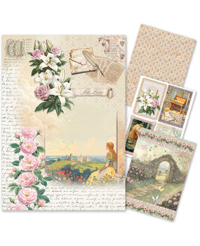 Ciao Bella Papercrafting PRE-ORDER Courtly Love A4 Mixed Rice Papers (CBRA013) Ciao Bella Papercrafting PRE-ORDER Courtly Love A4 Mixed Rice Papers (CBRA013)