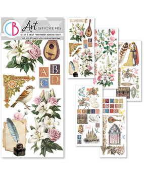 Ciao Bella Papercrafting PRE-ORDER Courtly Love Art Stickers (CBI016) Ciao Bella Papercrafting PRE-ORDER Courtly Love Art Stickers (CBI016)