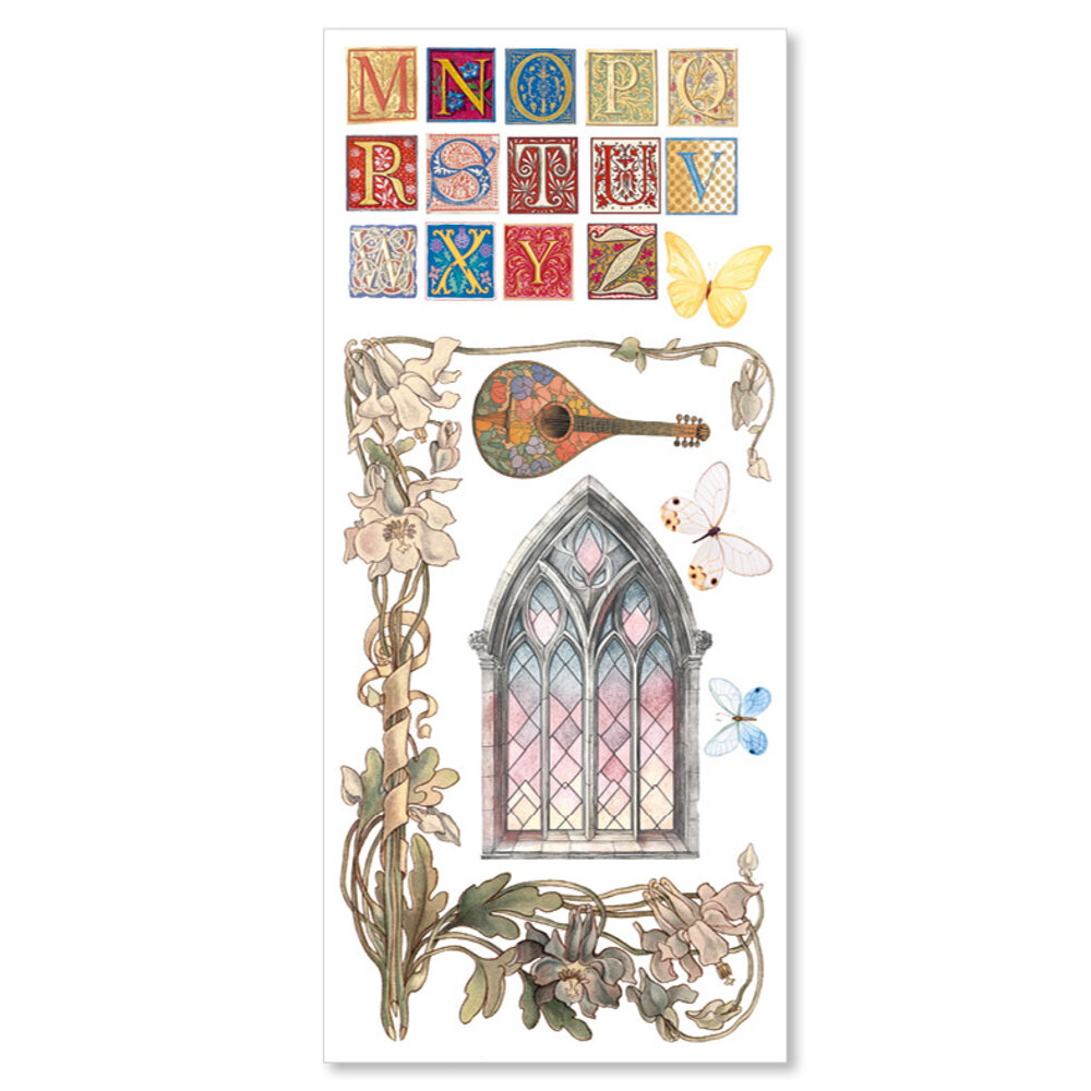 Ciao Bella Papercrafting PRE-ORDER Courtly Love Art Stickers (CBI016) Ciao Bella Papercrafting PRE-ORDER Courtly Love Art Stickers (CBI016)