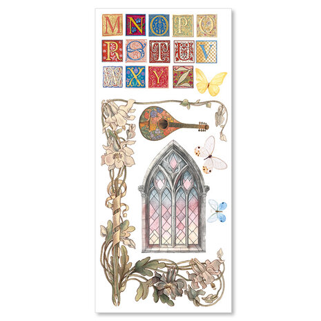 Ciao Bella Papercrafting PRE-ORDER Courtly Love Art Stickers (CBI016) Ciao Bella Papercrafting PRE-ORDER Courtly Love Art Stickers (CBI016)