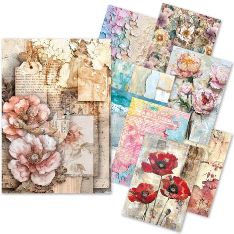 Ciao Bella Papercrafting Tissue Paper A5 Wild Blossom (ME004)