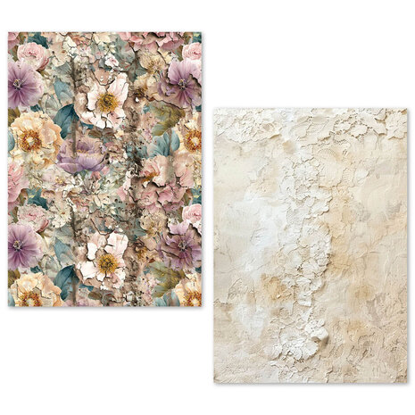 Ciao Bella Papercrafting PRE-ORDER Tissue Paper A5 Wild Blossom (ME004)