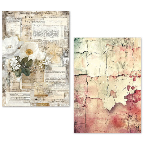 Ciao Bella Papercrafting PRE-ORDER Tissue Paper A5 Wild Blossom (ME004)