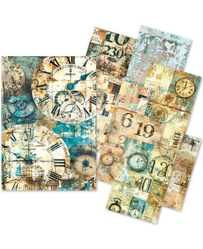 Ciao Bella Papercrafting PRE-ORDER Tissue Paper A5 Fragments of Time (ME005) Ciao Bella Papercrafting PRE-ORDER Tissue Paper A5 Fragments of Time (ME005)