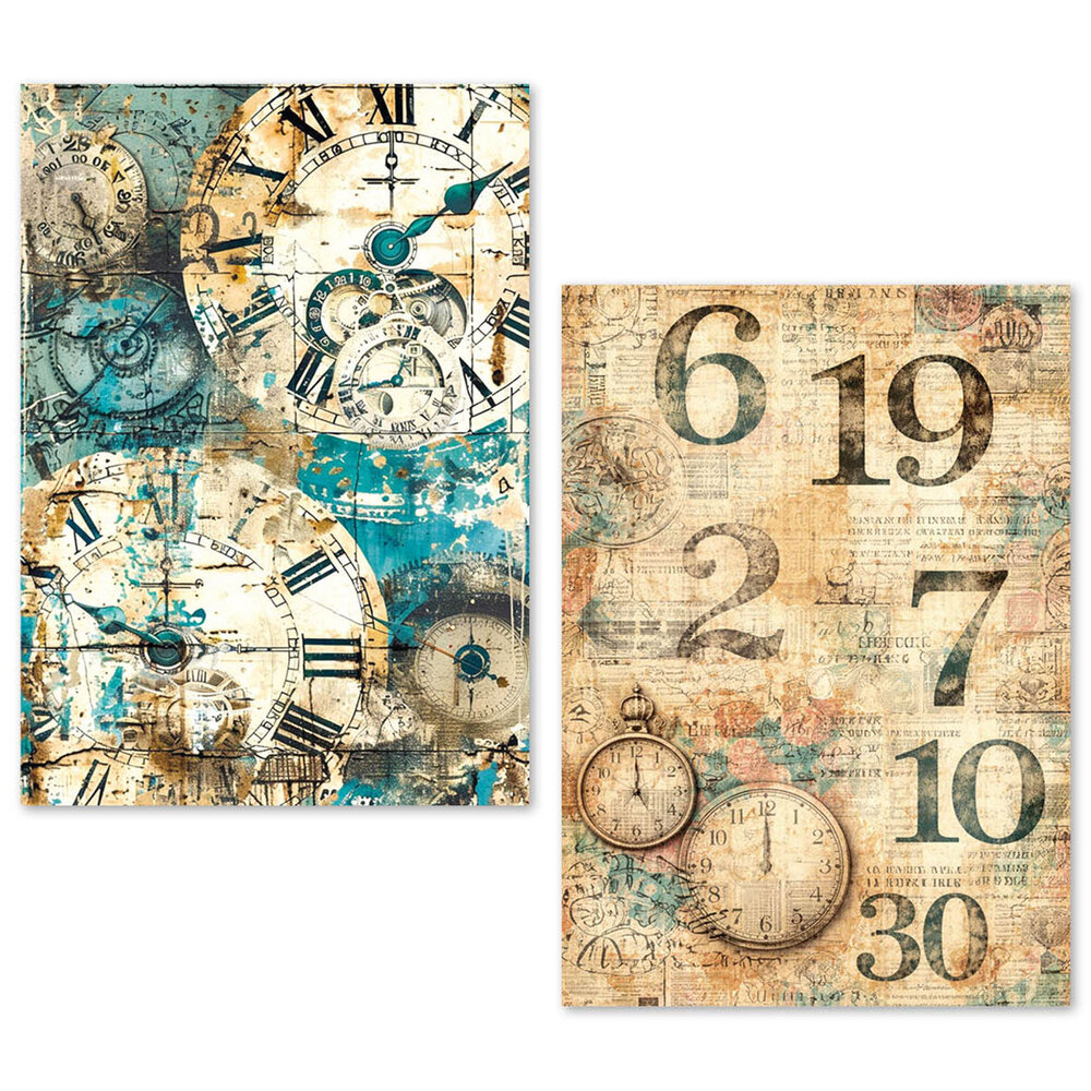 Ciao Bella Papercrafting PRE-ORDER Tissue Paper A5 Fragments of Time (ME005) Ciao Bella Papercrafting PRE-ORDER Tissue Paper A5 Fragments of Time (ME005)