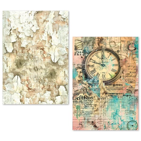 Ciao Bella Papercrafting PRE-ORDER Tissue Paper A5 Fragments of Time (ME005) Ciao Bella Papercrafting PRE-ORDER Tissue Paper A5 Fragments of Time (ME005)