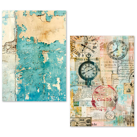 Ciao Bella Papercrafting PRE-ORDER Tissue Paper A5 Fragments of Time (ME005) Ciao Bella Papercrafting PRE-ORDER Tissue Paper A5 Fragments of Time (ME005)