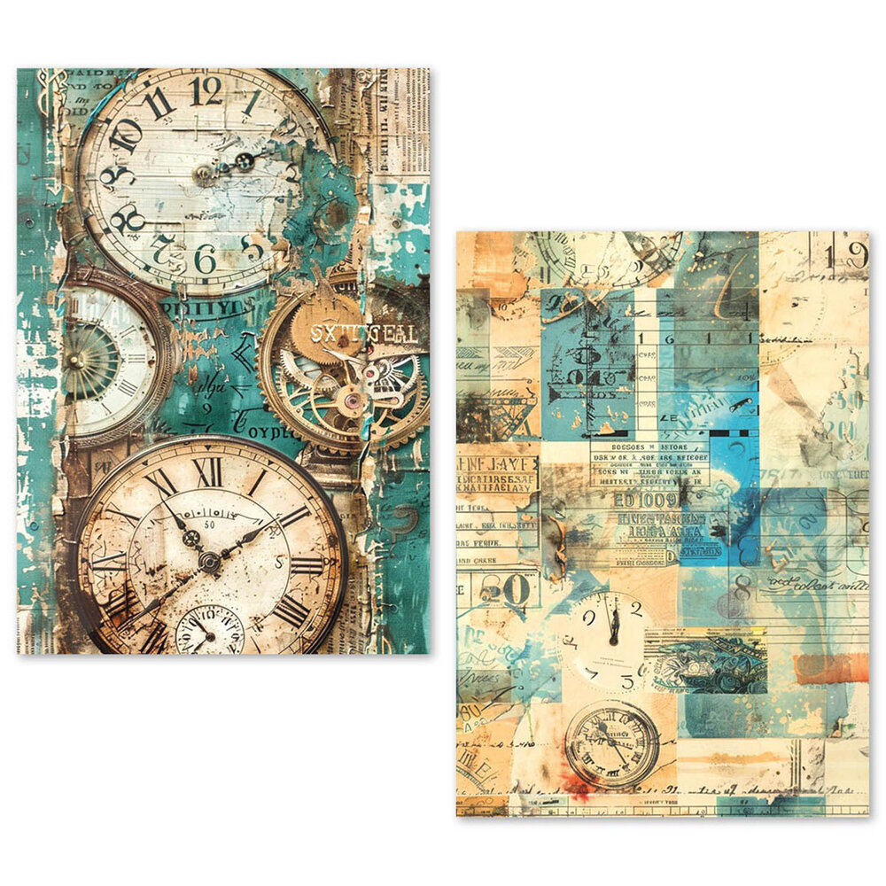Ciao Bella Papercrafting PRE-ORDER Tissue Paper A5 Fragments of Time (ME005) Ciao Bella Papercrafting PRE-ORDER Tissue Paper A5 Fragments of Time (ME005)