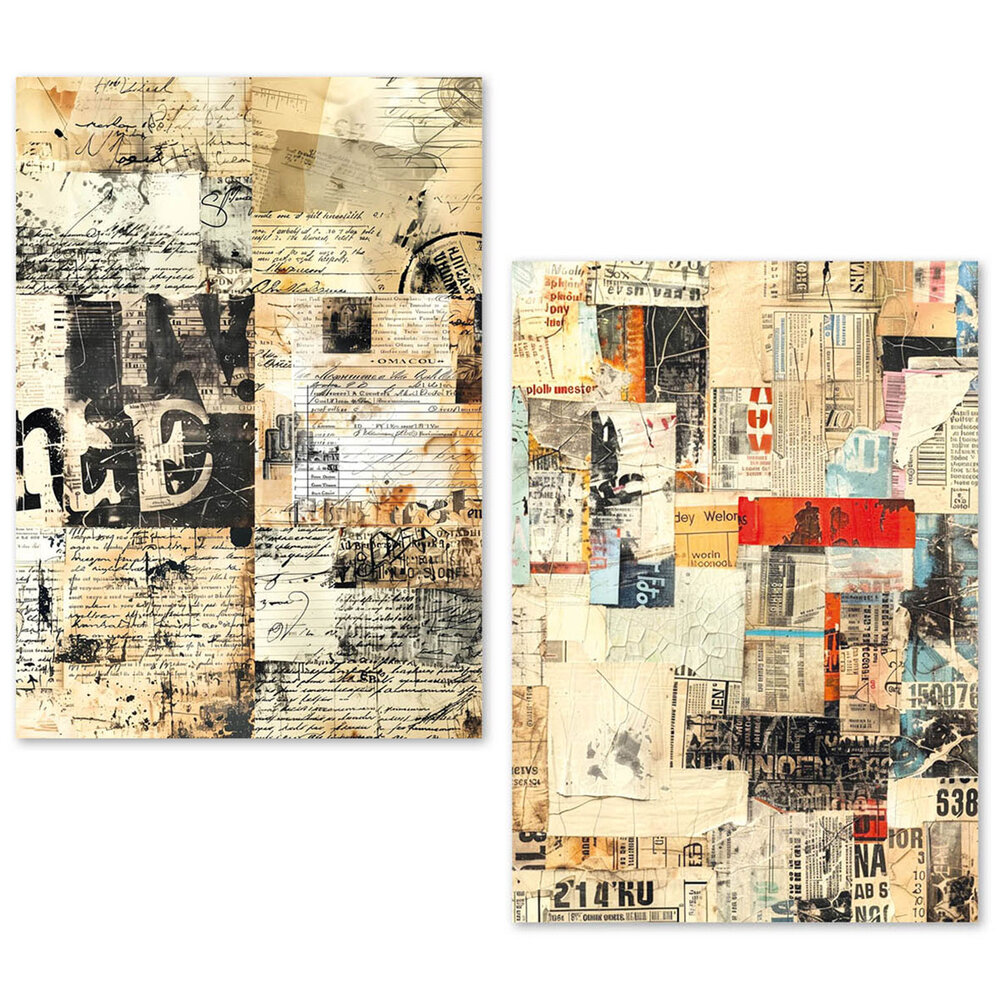 Ciao Bella Papercrafting PRE-ORDER Tissue Paper A5 Fragments of Time (ME005) Ciao Bella Papercrafting PRE-ORDER Tissue Paper A5 Fragments of Time (ME005)