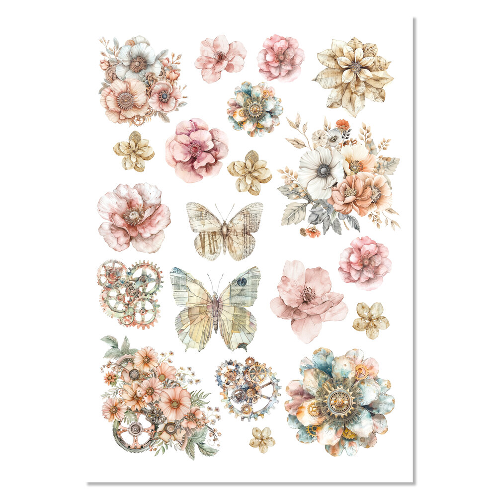 Ciao Bella Papercrafting PRE-ORDER Lost in Time A4 Mixed Rice Papers (MF007) Ciao Bella Papercrafting PRE-ORDER Lost in Time A4 Mixed Rice Papers (MF007)