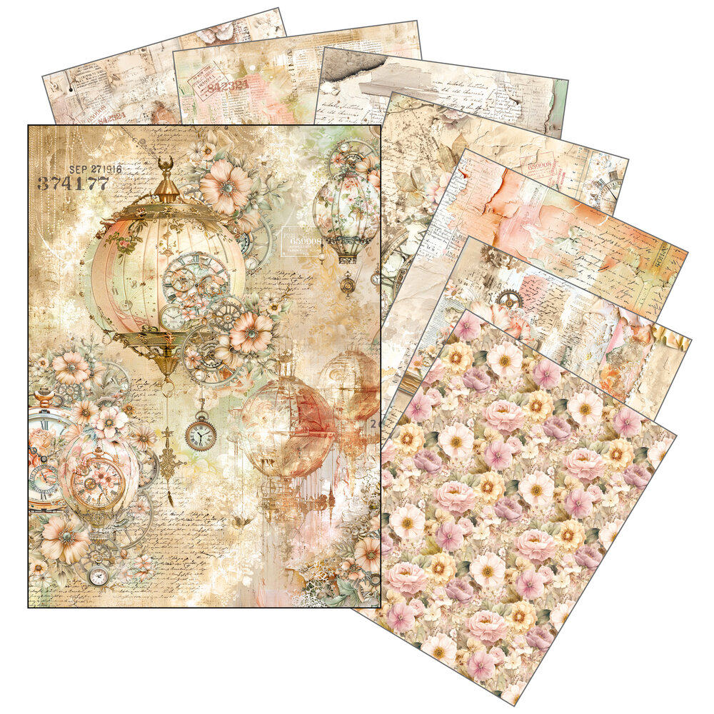 Ciao Bella Papercrafting PRE-ORDER Lost in Time A5 Mixed Rice Papers (MFS007) Ciao Bella Papercrafting PRE-ORDER Lost in Time A5 Mixed Rice Papers (MFS007)