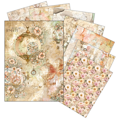Ciao Bella Papercrafting PRE-ORDER Lost in Time A5 Mixed Rice Papers (MFS007) Ciao Bella Papercrafting PRE-ORDER Lost in Time A5 Mixed Rice Papers (MFS007)