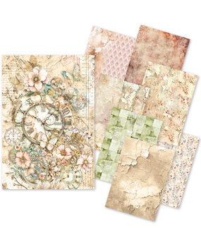 Ciao Bella Papercrafting PRE-ORDER Craftmix A5 Mixed Paper Pack Lost in Time (MC007)