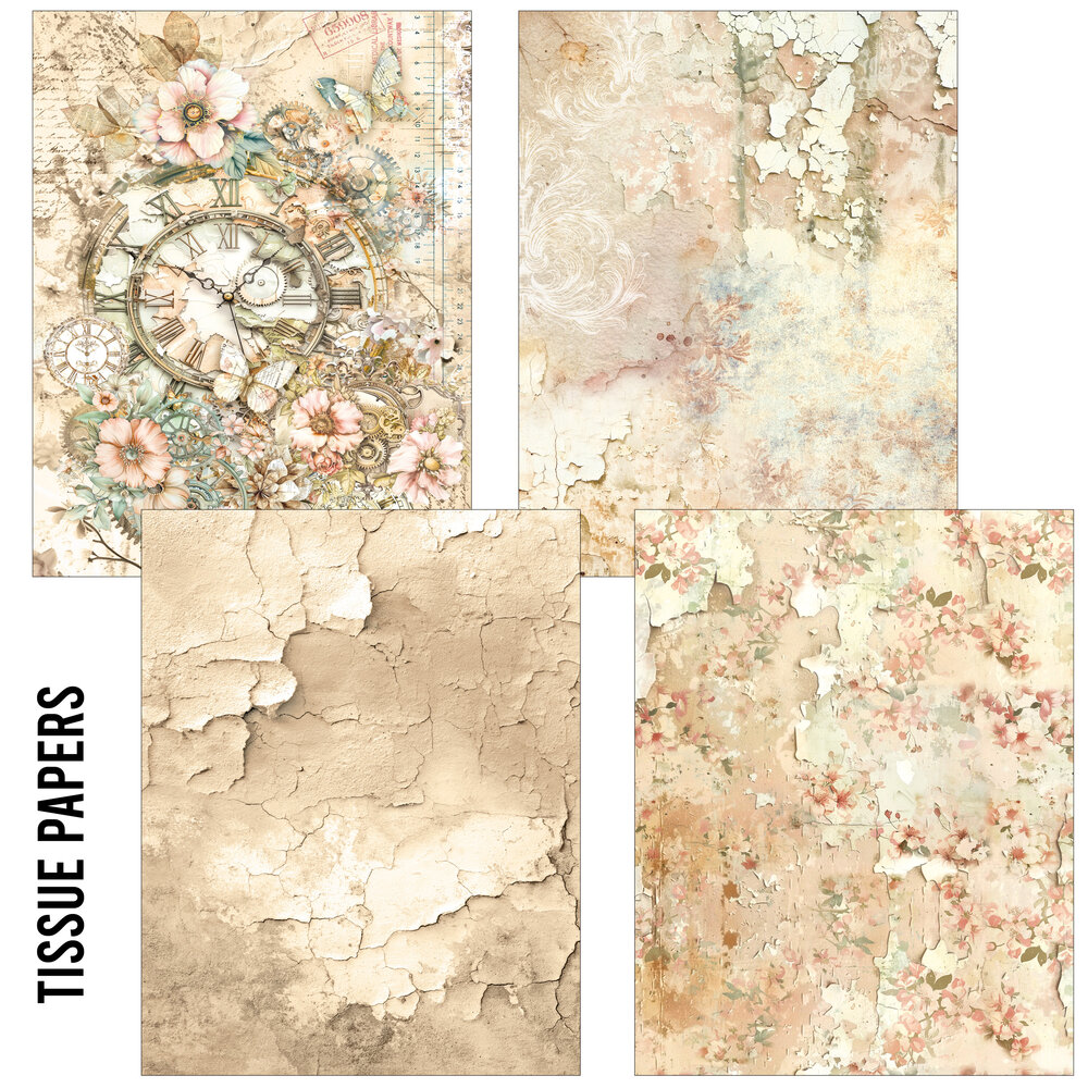 Ciao Bella Papercrafting PRE-ORDER Craftmix A5 Mixed Paper Pack Lost in Time (MC007)