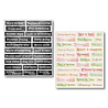 Ciao Bella Papercrafting PRE-ORDER Lost in Time Mixed Media Stickers (MB011)