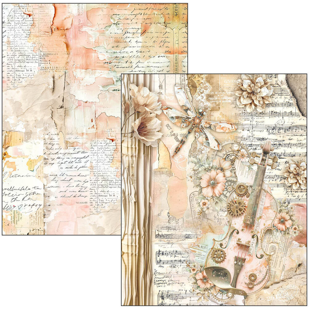 Ciao Bella Papercrafting PRE-ORDER Lost in Time A4 Mixed Media Book (MA007)