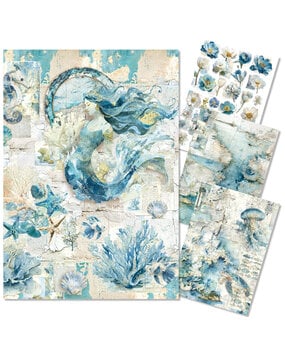Ciao Bella Papercrafting Edge of the Ocean A4 Mixed Rice Papers (MF008) Ciao Bella Papercrafting Edge of the Ocean A4 Mixed Rice Papers (MF008)