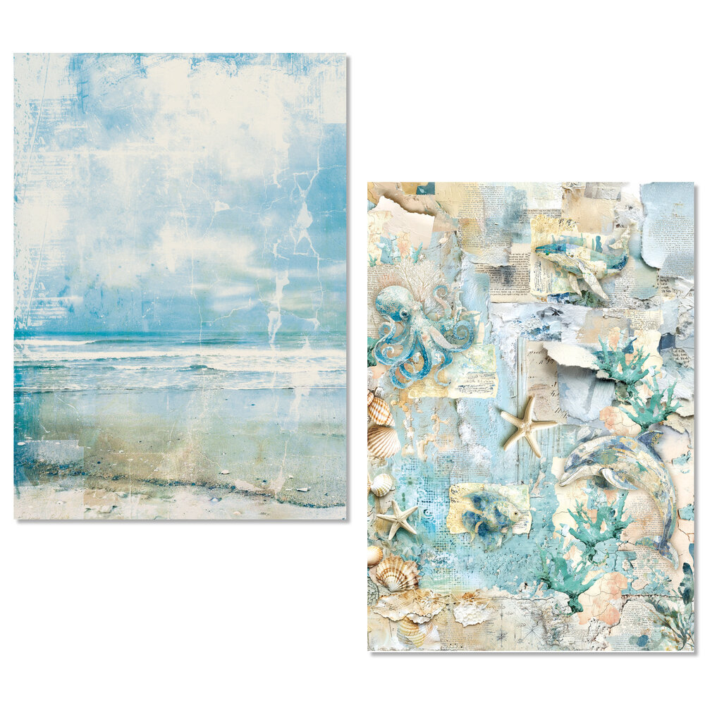 Ciao Bella Papercrafting PRE-ORDER Edge of the Ocean A5 Mixed Rice Papers (MFS008) Ciao Bella Papercrafting PRE-ORDER Edge of the Ocean A5 Mixed Rice Papers (MFS008)