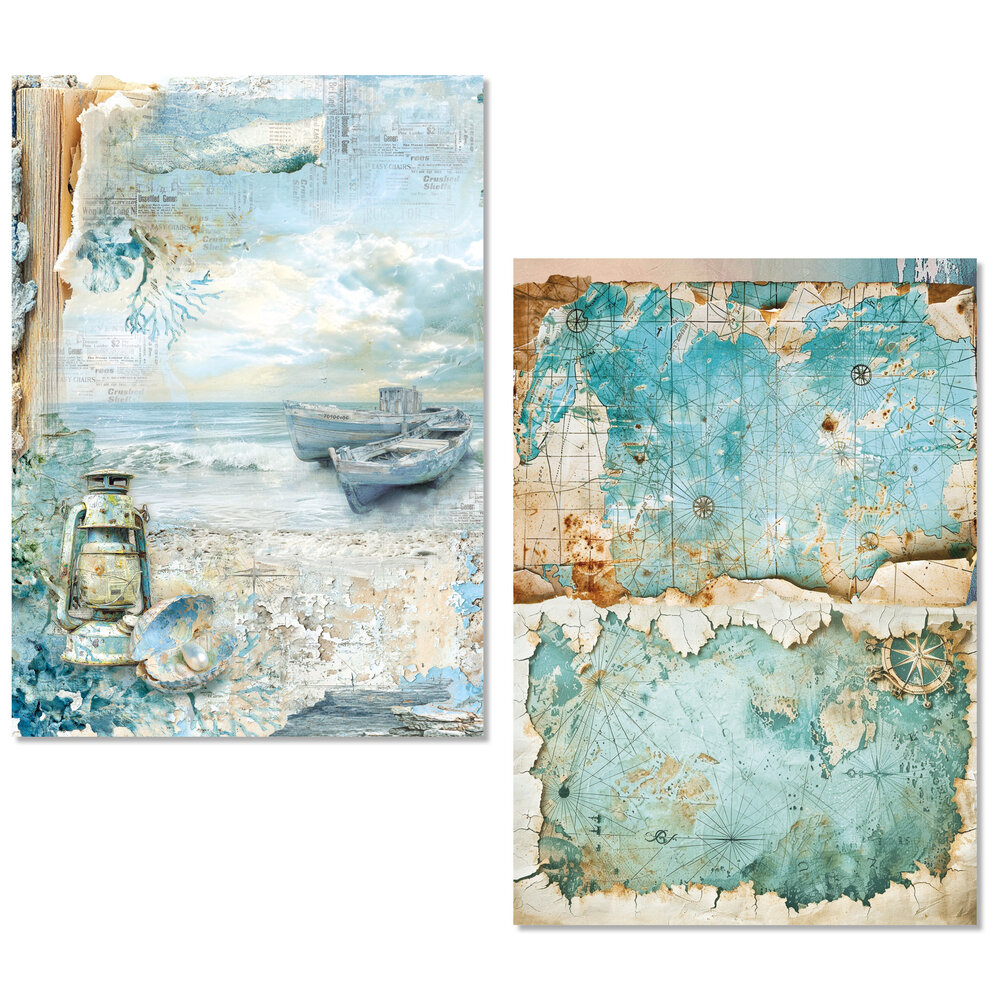 Ciao Bella Papercrafting PRE-ORDER Edge of the Ocean A5 Mixed Rice Papers (MFS008) Ciao Bella Papercrafting PRE-ORDER Edge of the Ocean A5 Mixed Rice Papers (MFS008)