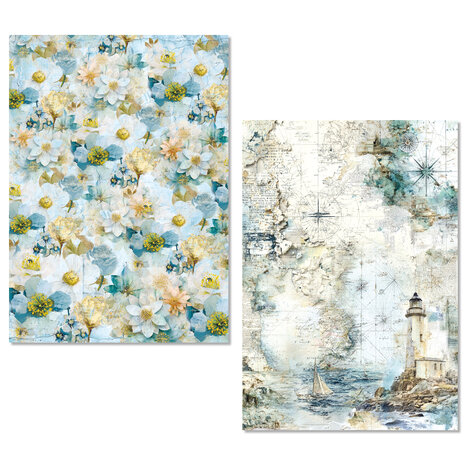 Ciao Bella Papercrafting PRE-ORDER Edge of the Ocean A5 Mixed Rice Papers (MFS008) Ciao Bella Papercrafting PRE-ORDER Edge of the Ocean A5 Mixed Rice Papers (MFS008)