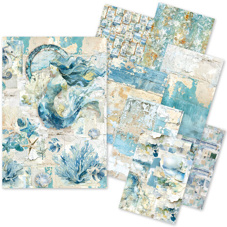 Ciao Bella Papercrafting PRE-ORDER Craftmix A5 Mixed Paper Pack Edge of the Ocean (MC008) Ciao Bella Papercrafting PRE-ORDER Craftmix A5 Mixed Paper Pack Edge of the Ocean (MC008)