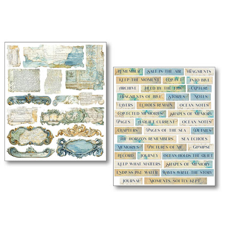 Ciao Bella Papercrafting PRE-ORDER Edge of the Ocean Mixed Media Stickers (MB012) Ciao Bella Papercrafting PRE-ORDER Edge of the Ocean Mixed Media Stickers (MB012)