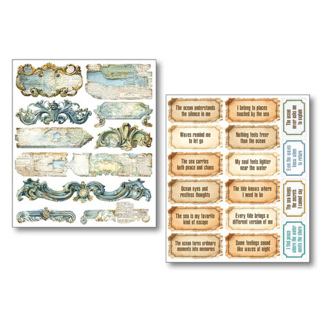 Ciao Bella Papercrafting PRE-ORDER Edge of the Ocean Mixed Media Stickers (MB012) Ciao Bella Papercrafting PRE-ORDER Edge of the Ocean Mixed Media Stickers (MB012)