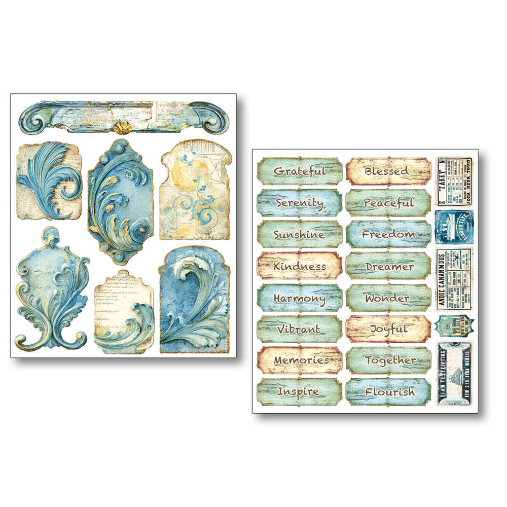 Ciao Bella Papercrafting PRE-ORDER Edge of the Ocean Mixed Media Stickers (MB012) Ciao Bella Papercrafting PRE-ORDER Edge of the Ocean Mixed Media Stickers (MB012)
