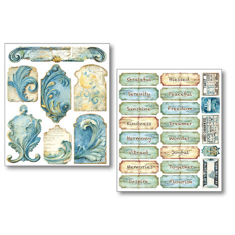 Ciao Bella Papercrafting PRE-ORDER Edge of the Ocean Mixed Media Stickers (MB012) Ciao Bella Papercrafting PRE-ORDER Edge of the Ocean Mixed Media Stickers (MB012)