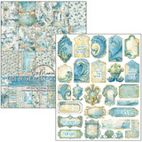 Ciao Bella Papercrafting Edge of the Ocean A4 Mixed Media Book (MA008)