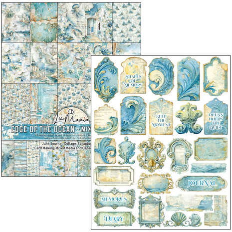 Ciao Bella Papercrafting PRE-ORDER Edge of the Ocean A4 Mixed Media Book (MA008) Ciao Bella Papercrafting PRE-ORDER Edge of the Ocean A4 Mixed Media Book (MA008)