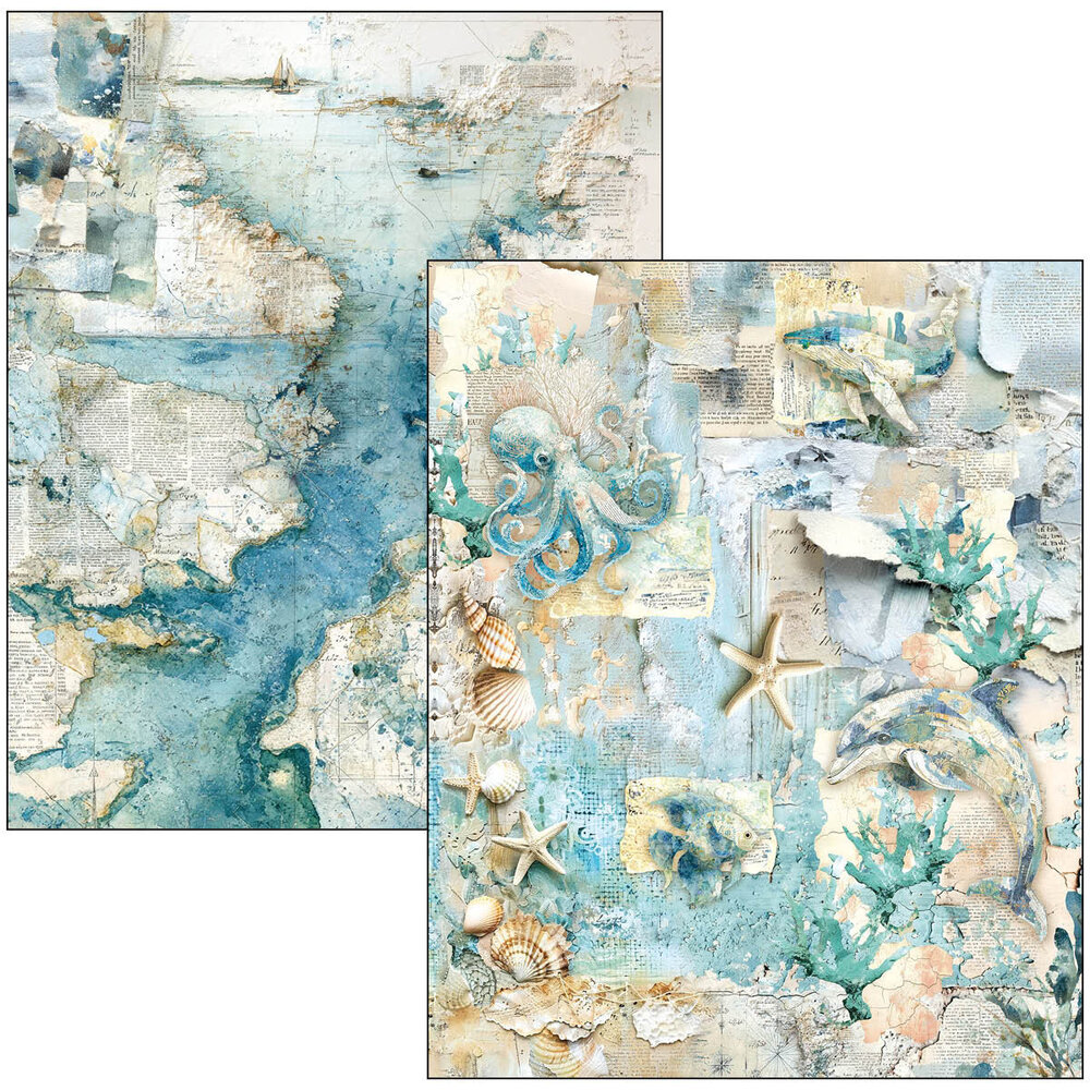 Ciao Bella Papercrafting PRE-ORDER Edge of the Ocean A4 Mixed Media Book (MA008) Ciao Bella Papercrafting PRE-ORDER Edge of the Ocean A4 Mixed Media Book (MA008)