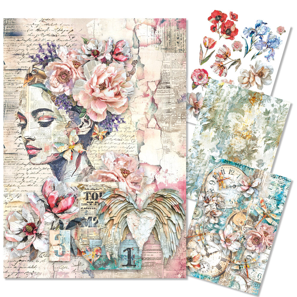 Ciao Bella Papercrafting PRE-ORDER The Sound of Spring A4 Mixed Rice Papers (MF009) Ciao Bella Papercrafting PRE-ORDER The Sound of Spring A4 Mixed Rice Papers (MF009)