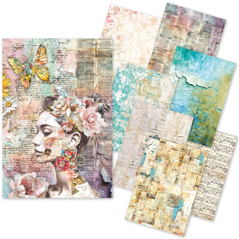 Ciao Bella Papercrafting PRE-ORDER Craftmix A5 Mixed Paper Pack The sound of Spring (MC009) Ciao Bella Papercrafting PRE-ORDER Craftmix A5 Mixed Paper Pack The sound of Spring (MC009)