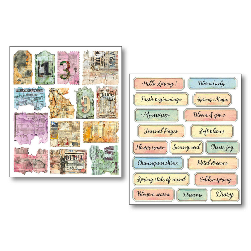 Ciao Bella Papercrafting PRE-ORDER The Sound of Spring Mixed Media Stickers (MB013) Ciao Bella Papercrafting PRE-ORDER The Sound of Spring Mixed Media Stickers (MB013)