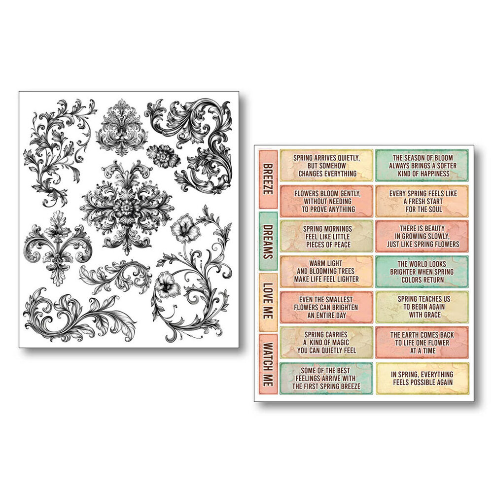Ciao Bella Papercrafting PRE-ORDER The Sound of Spring Mixed Media Stickers (MB013) Ciao Bella Papercrafting PRE-ORDER The Sound of Spring Mixed Media Stickers (MB013)