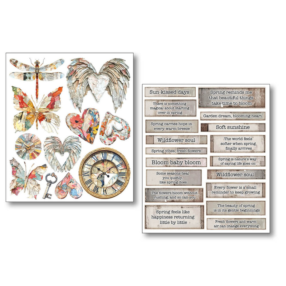 Ciao Bella Papercrafting PRE-ORDER The Sound of Spring Mixed Media Stickers (MB013) Ciao Bella Papercrafting PRE-ORDER The Sound of Spring Mixed Media Stickers (MB013)