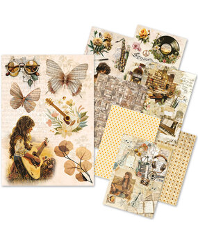 Ciao Bella Papercrafting PRE-ORDER Seventies A5 Mixed Rice Papers (CBRS043) Ciao Bella Papercrafting PRE-ORDER Seventies A5 Mixed Rice Papers (CBRS043)