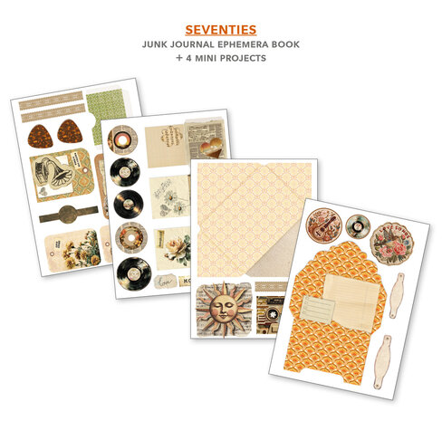Ciao Bella Papercrafting PRE-ORDER Seventies A4 Junk Journal Ephemera Book (CBB027) Ciao Bella Papercrafting PRE-ORDER Seventies A4 Junk Journal Ephemera Book (CBB027)